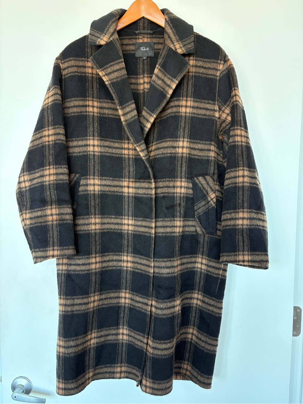 Rails Lore Plaid Wool Blend Coat sz S
Orig $368